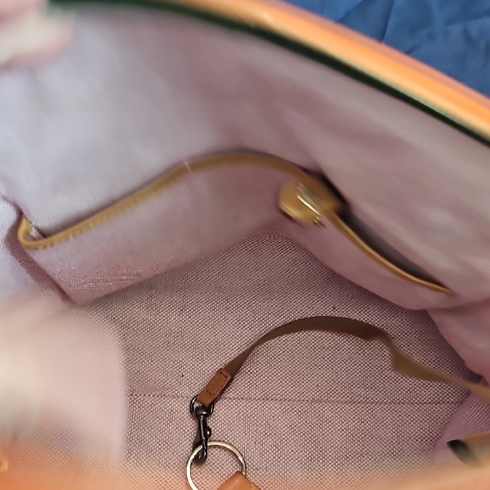 Dooney & Bourke Vibrant Orange Satchel - Picture 11 of 12